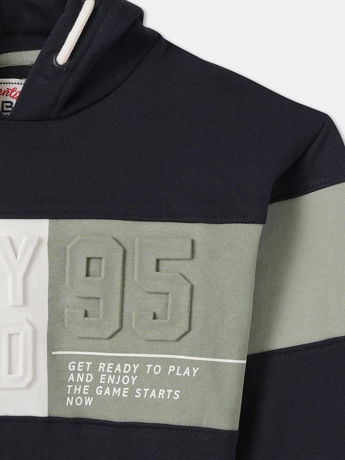 Full Sleeve Color Block Boys Sweatshirt image number 2