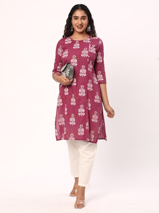 R&B Women Red Kurtas image number 1