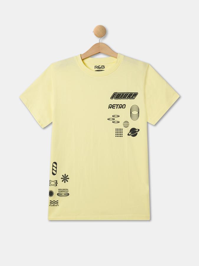 Boys Regular Fit Short Sleeve Crew Neck T-Shirt