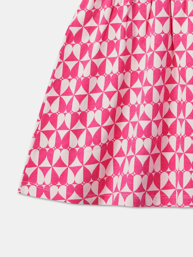R&B Girls Pink Casual Dresses image number 3