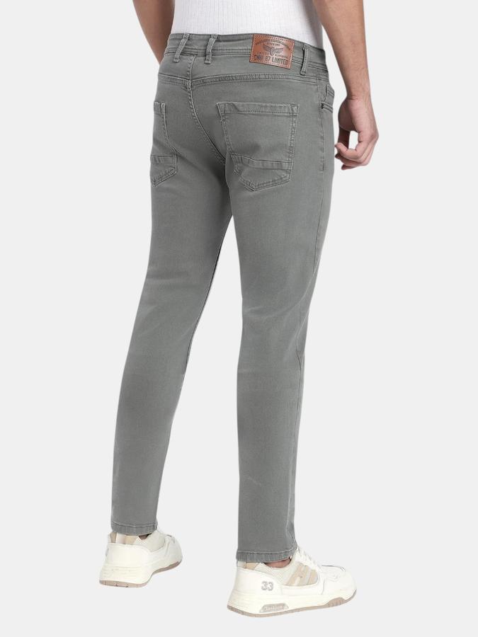 R&B Olive Slim Fit Men Mid Rise Jeans