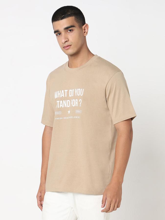 MENS Short Sleeves CREW NECK GRAPHIC TEES- RELAX FIT image number 2