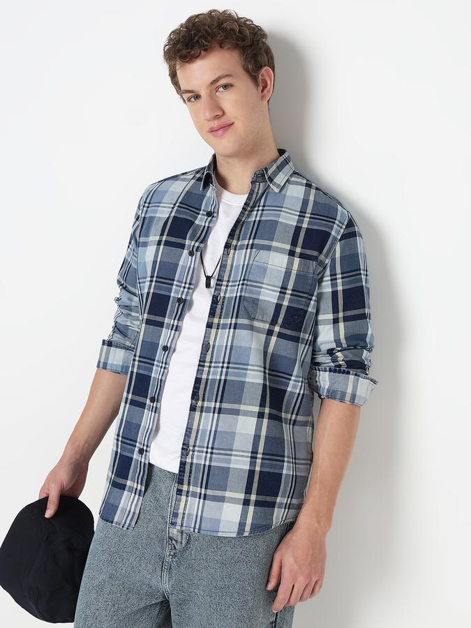 R&B MENS CASUAL Long Sleeve SHIRT-REGULAR FIT