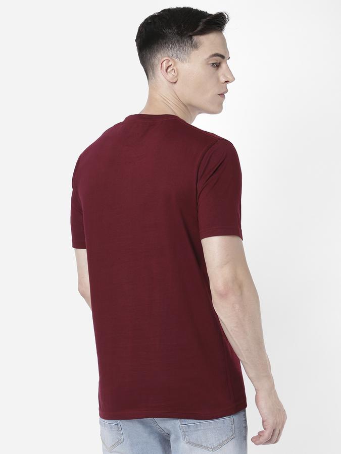 R&B Men Maroon T-Shirts image number 2