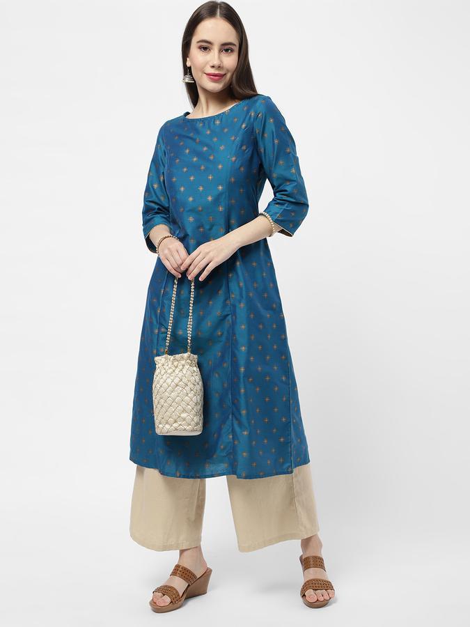 R&B Blue Women Kurtas image number 1