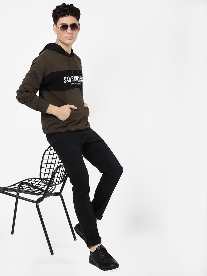 R&B Olive Men Sweatshirts & Hoodies image number 1