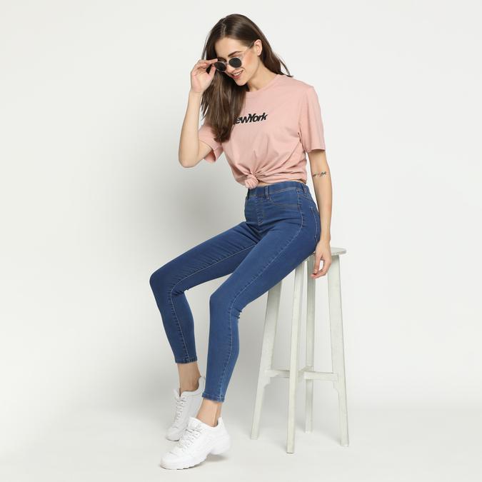 R&B Ankle length Blue Jeans image number 1