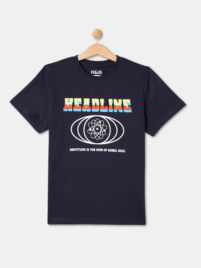 R&B Boy's Round Neck Graphic Tee image number 0
