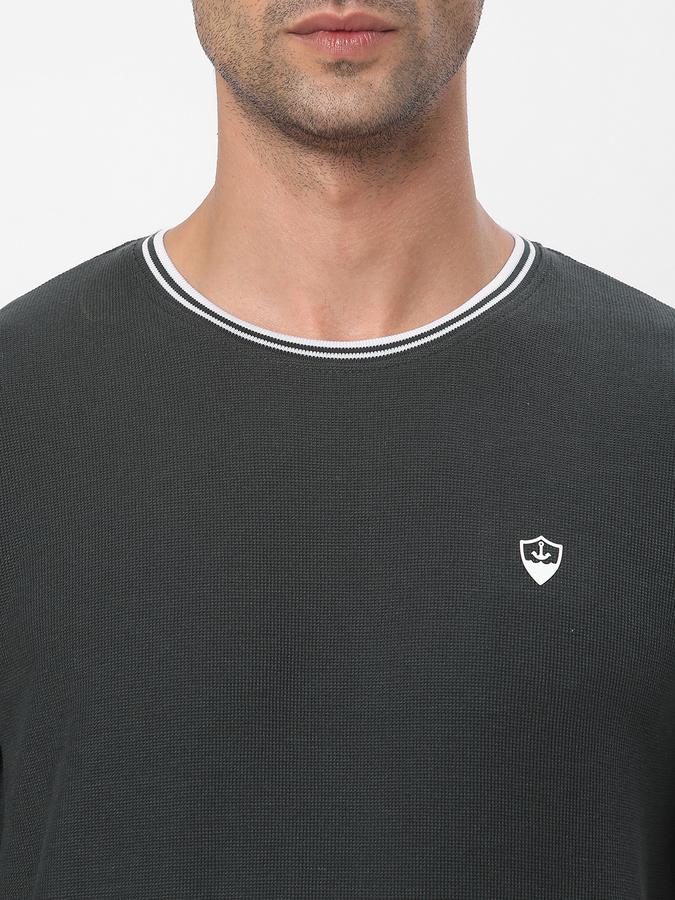 R&B Men's Solid Structured T-Shirt image number 3
