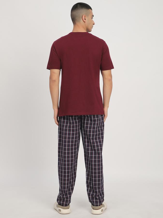 Men Polycotton Relaxed Fit Elasticated Waist Open Hem Trackpants