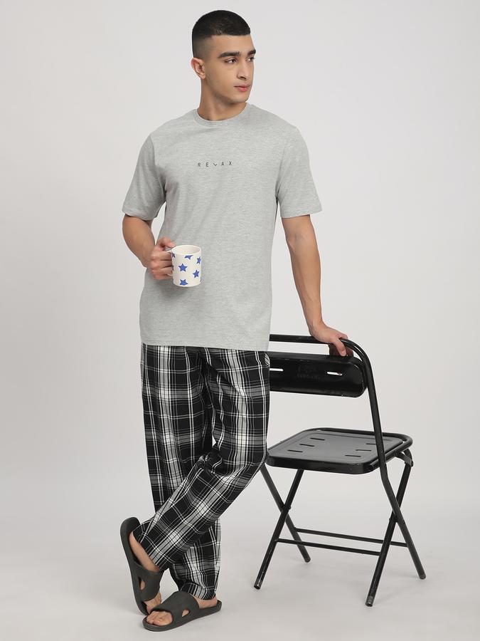 Men Printed Top & Pyjama Set image number 1