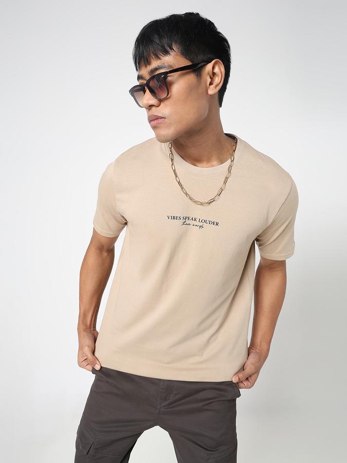 R&B Men's Sand Printed T-Shirt