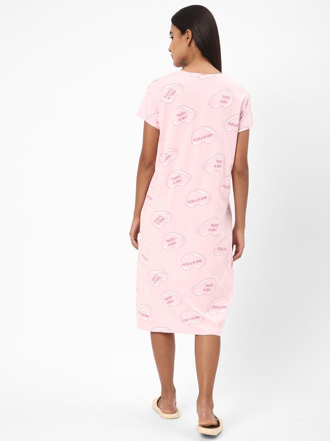 R&B Womens Pink Night Dresses image number 2
