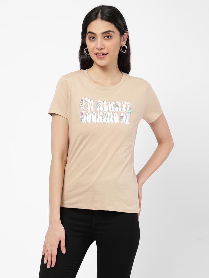 R&B Women Beige T-Shirt image number 0