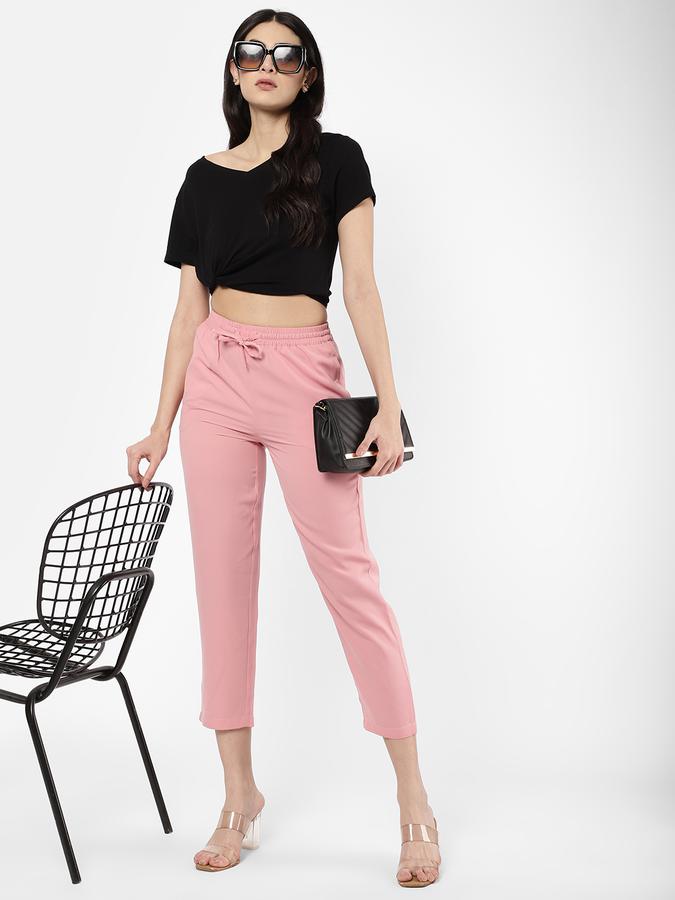 R&B Pink Women Pants & Trousers image number 1