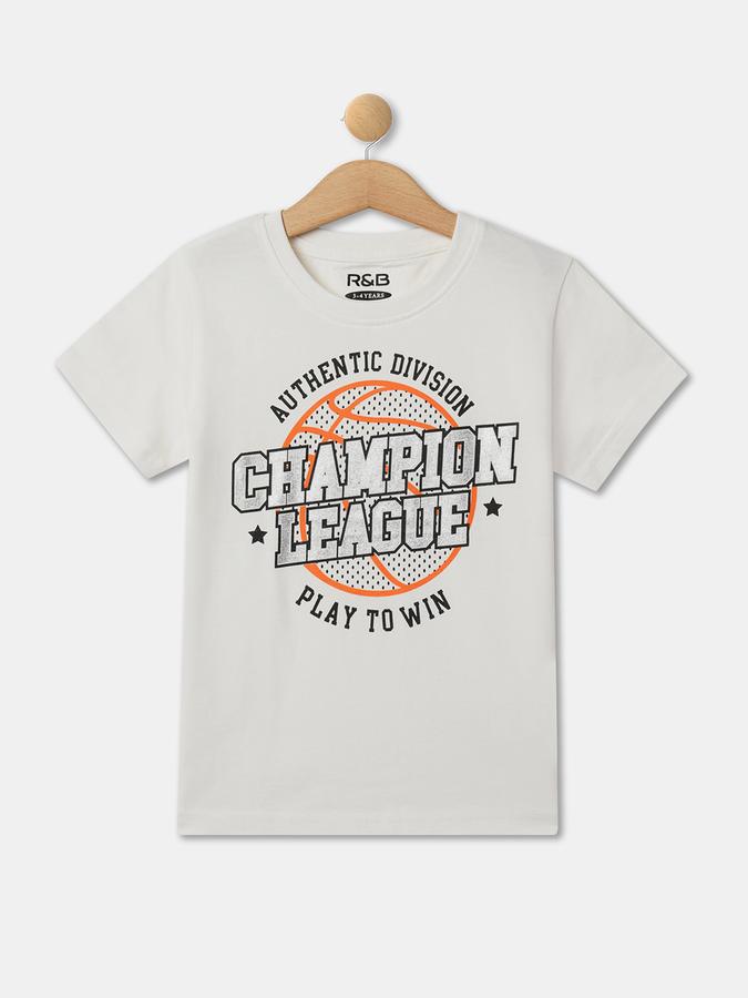 Boys Relaxed Fit Round-Neck T-Shirt