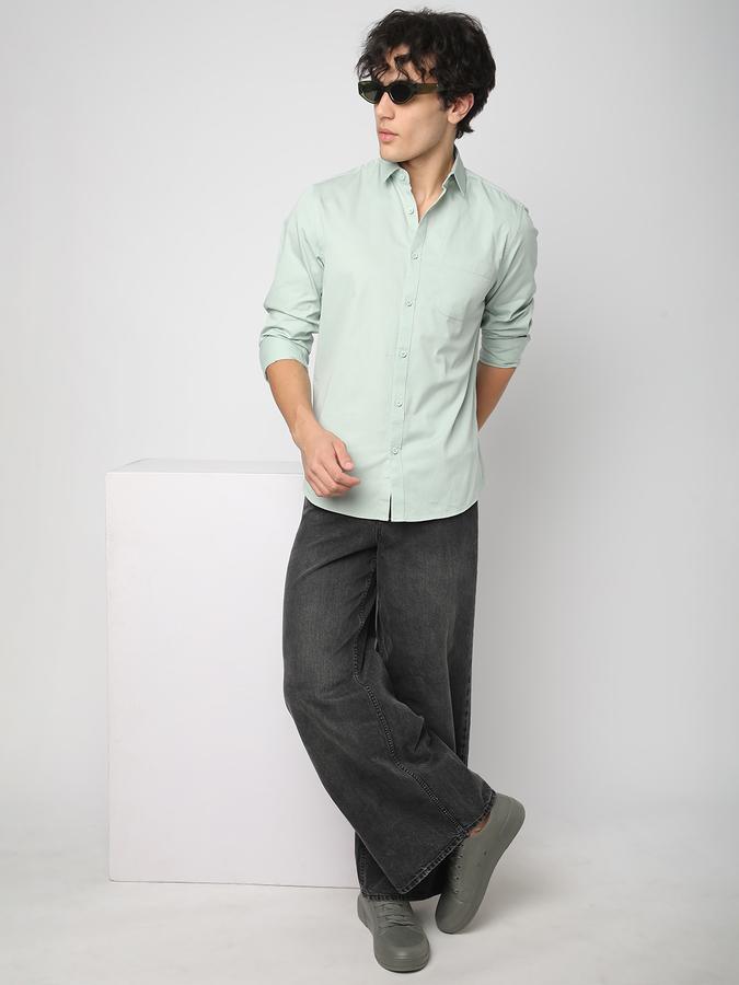 Men Solid Casual Shirt image number 1