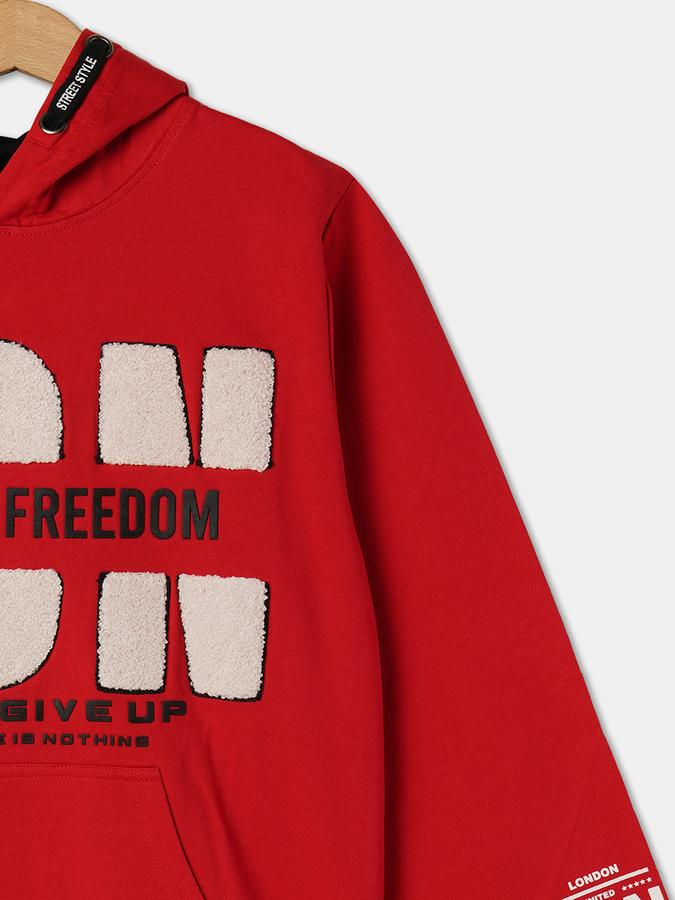 Boys Typographic Print Round-Neck Sweatshirt image number 2