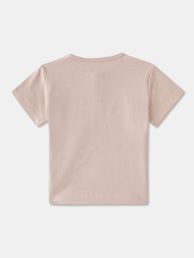 Boys Regular Fit Short Sleeve Henley Neck T-Shirt