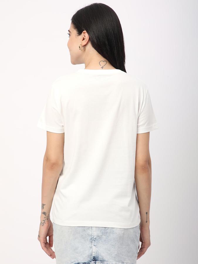 R&B Women Ivory Character Graphic T-Shirt