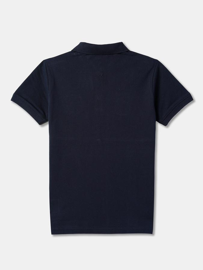 Boys Colourblock Relaxed Fit Polo T-Shirt image number 1