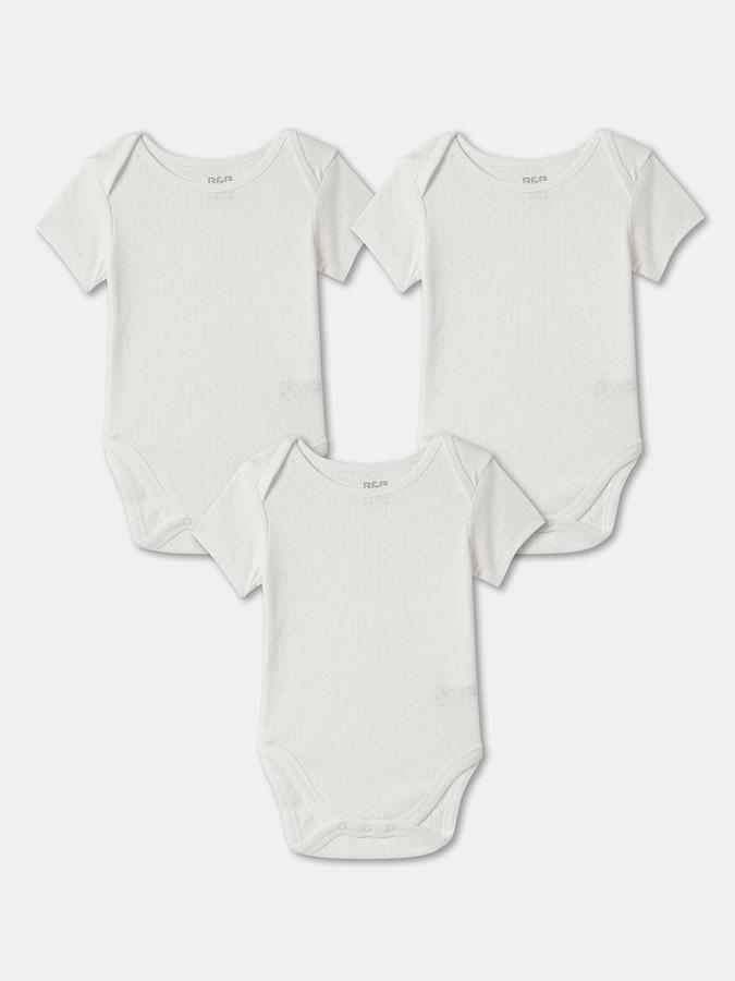 Boys Solid BodySuit image number 0