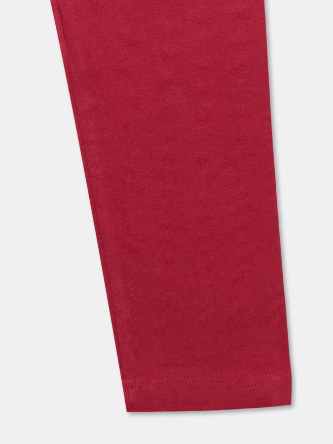 R&B Red Girls Leggings image number 3