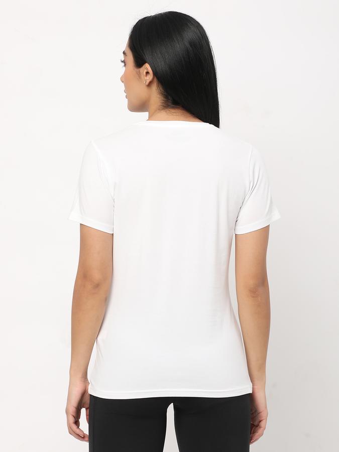 Women Cotton Relaxed Fit Crew Neck Solid T-shirt