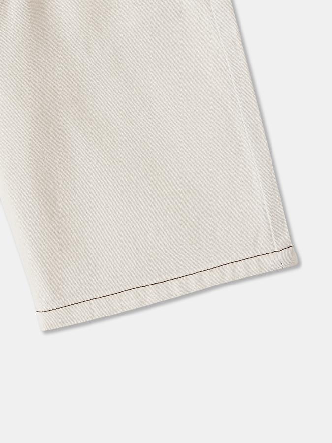 Boys Cotton Regular Fit Mid Waist Clean Hem Shorts