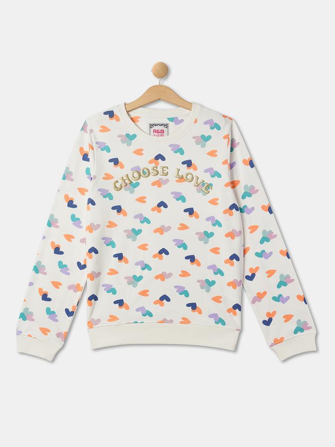 R&B Girls White Sweatshirt