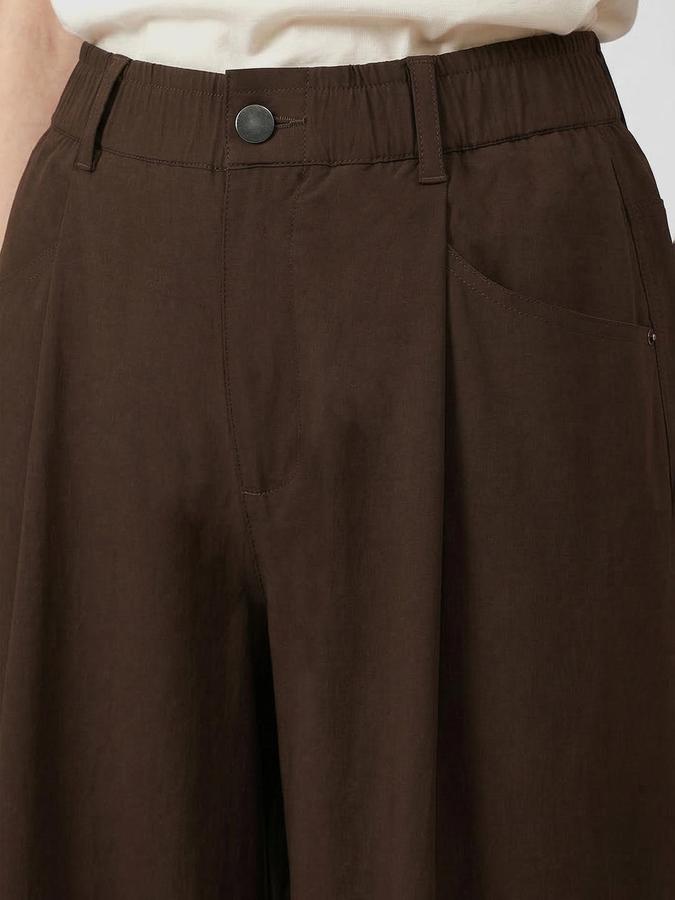 R&B Brown Solid Women Regular Fit Trousers