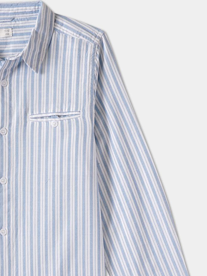 R&B Boys LONG SLEEVE Stripes SHIRT image number 2