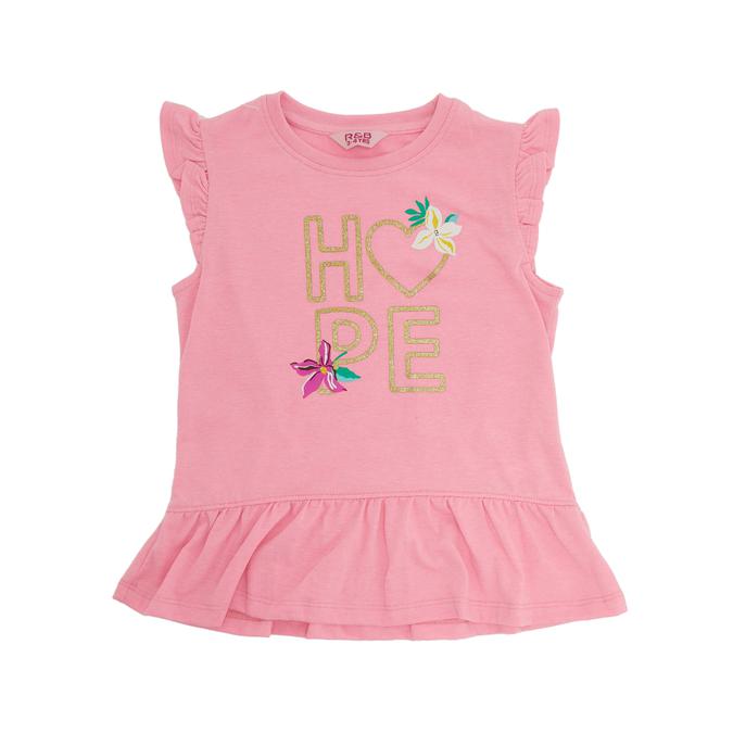 R&B Round Neck Multicolor Girls Dress image number 1