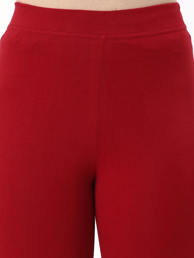R&B Women's Cotton Spandex Stretch Legging Ankle Length image number 3