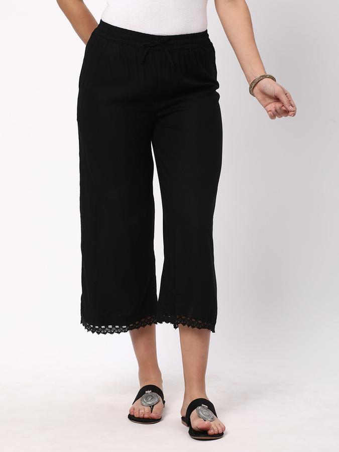 R&B Women's Solid Full Length Regular Pant image number 0