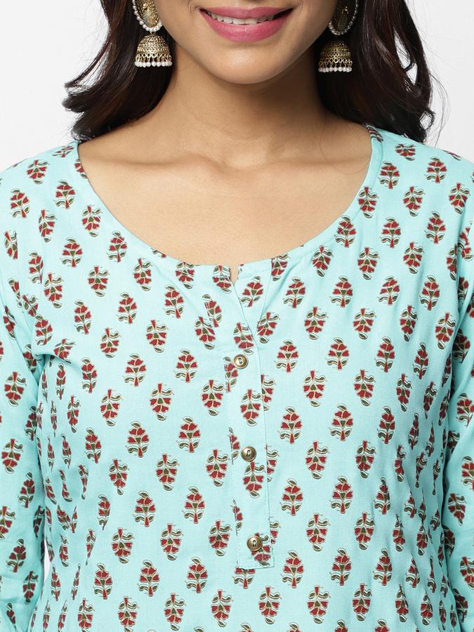 R&B Women Aqua Kurtas image number 3