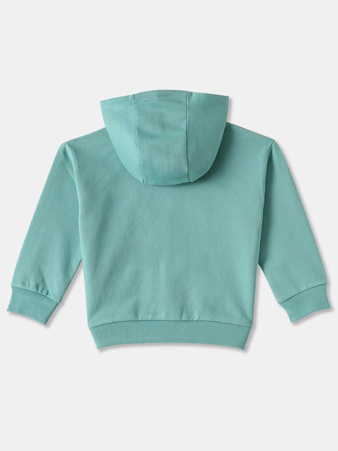 Boys Cotton Relaxed Fit Hooded Graphic Hoodie