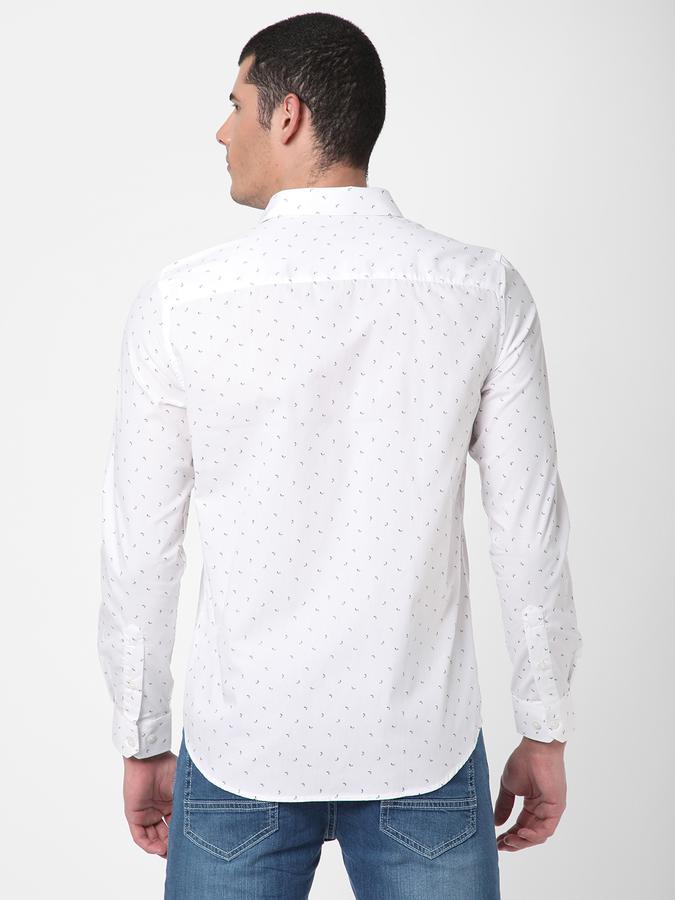 R&B White Men Casual Shirts image number 2
