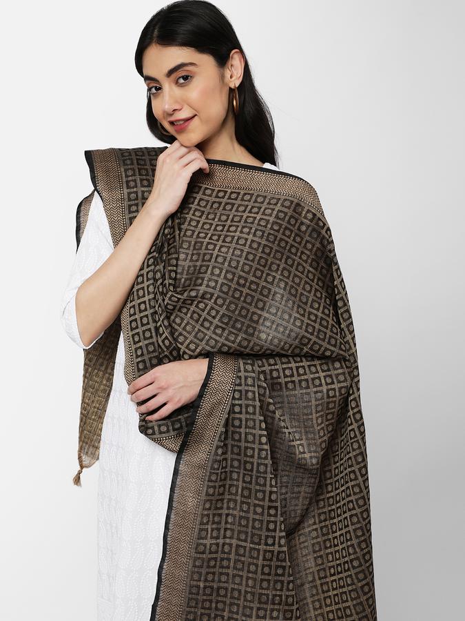 R&B Women Black Dupattas