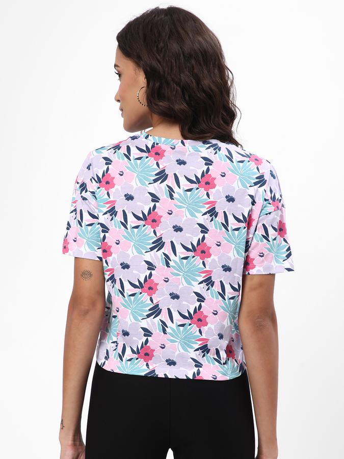 R&B Women's Printed Crop Tee image number 2