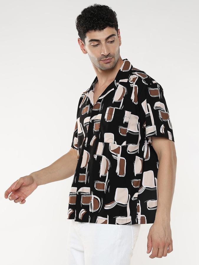 Men Self Design Casual Shirt image number 2
