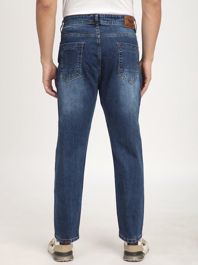 Men Cotton Relaxed Fit Mid Rise Clean Look Jeans