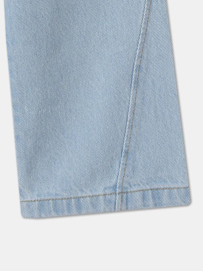 R&B Girls Light Blue Regular Fit Mid-Rise Jeans
