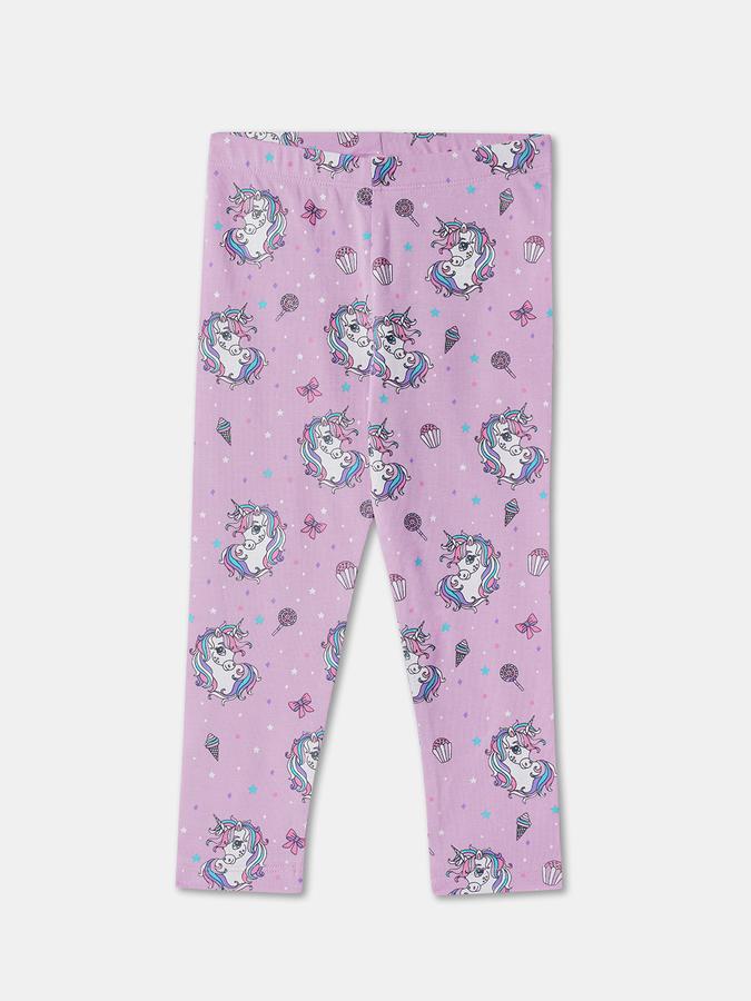 R&B Girls Purple Leggings