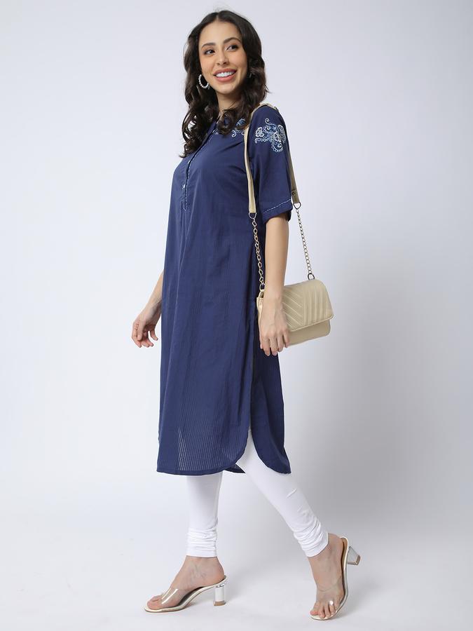 Women Cotton Elasticated Waist Full Length Solid Leggings