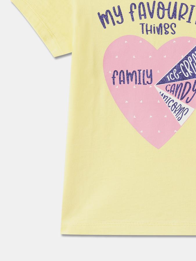 Women Typographic Print Regular Fit T-Shirt image number 3