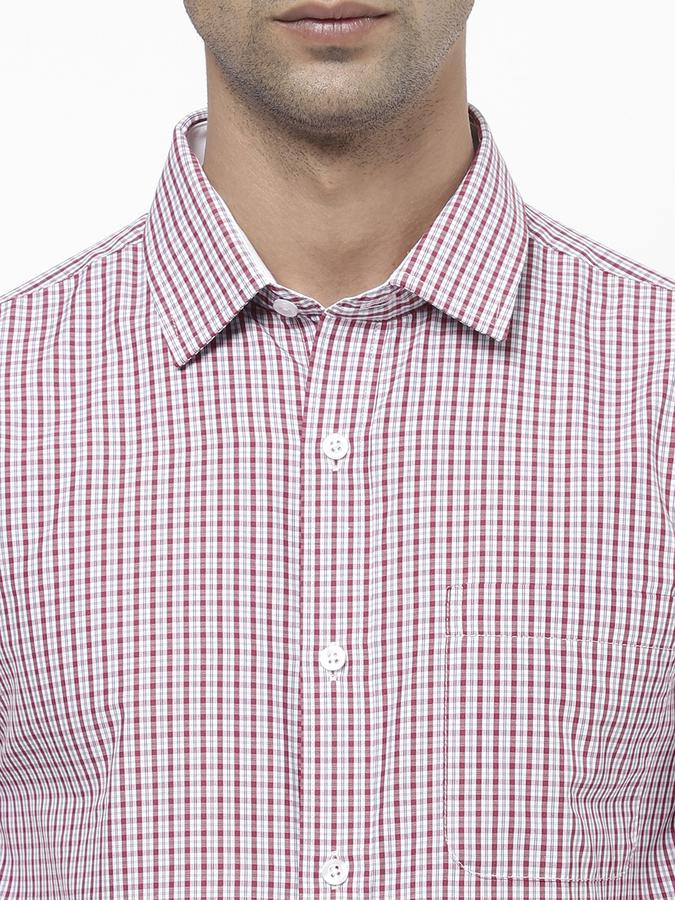R&B Blue Men Formal Shirts image number 3