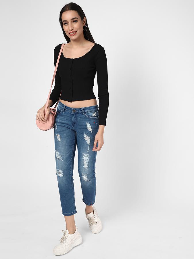 R&B Women Black Tops image number 1