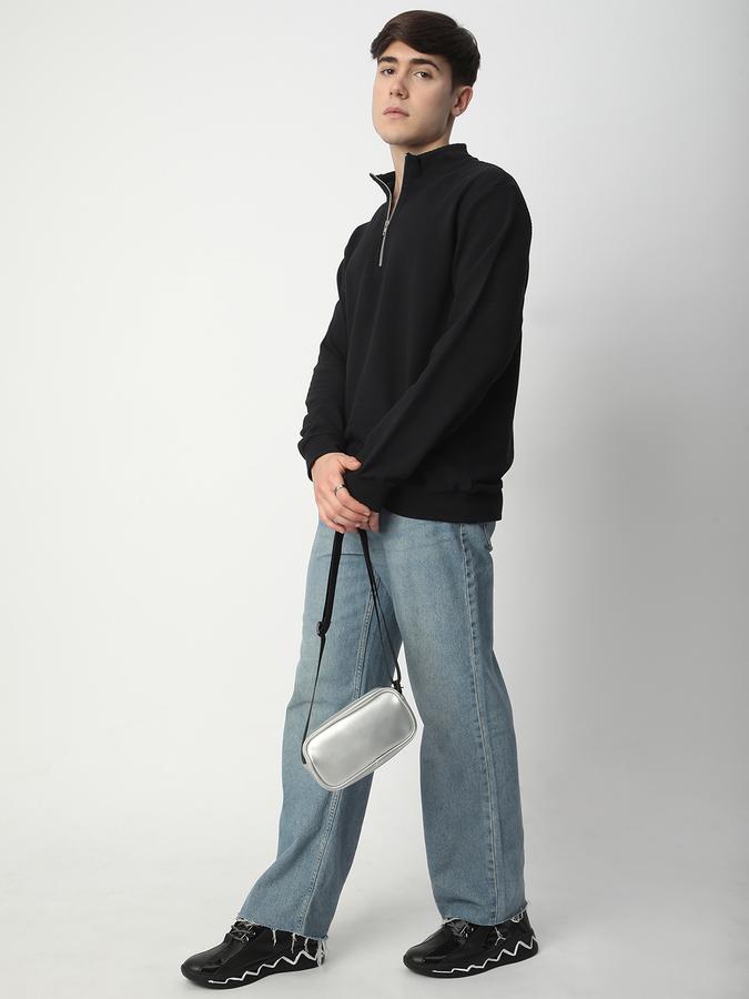 Full Sleeve Solid Men Sweatshirt image number 1
