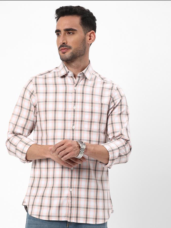 R&B Men's Checks Full Sleeve Shirt image number 0